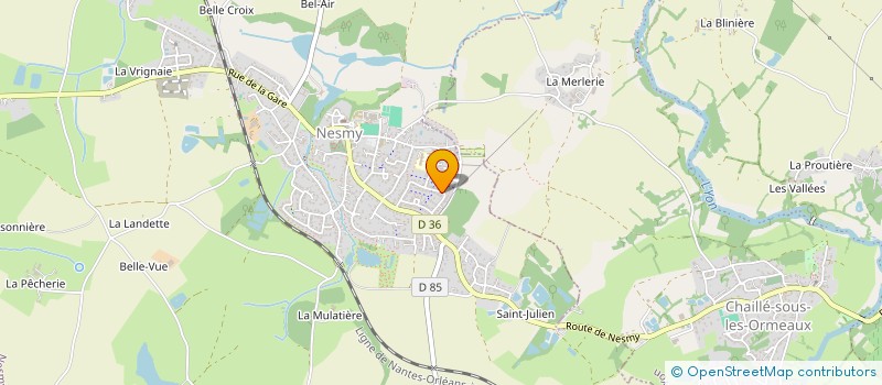 localisation de l'entreprise PRO SERVICES à NESMY