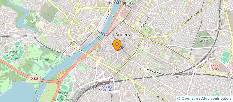 localisation de l'entreprise PRO SERVICES  ANGERS