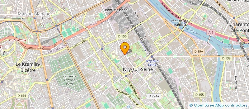 localisation de l'entreprise PRO SERVICES à IVRY-SUR-SEINE