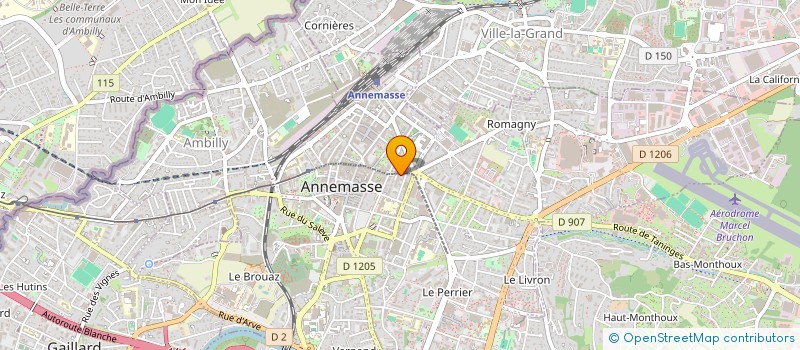 localisation de l'entreprise PRO SERVICES à ANNEMASSE