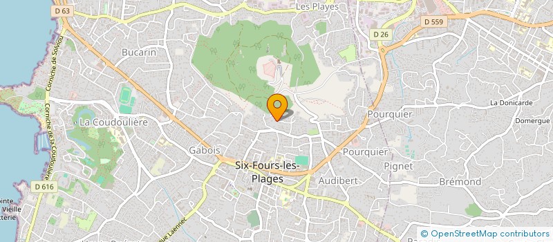 localisation de l'entreprise PRO SERVICES à SIX-FOURS-LES-PLAGES