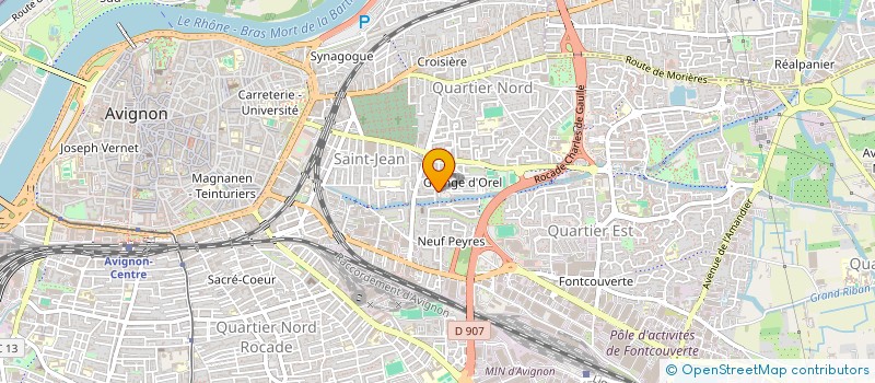 localisation de l'entreprise PRO SERVICES  AVIGNON