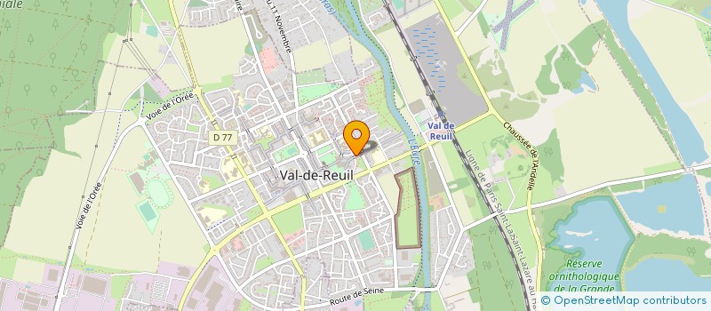 localisation de l'entreprise PRO SERVICES ITPA  VAL-DE-REUIL