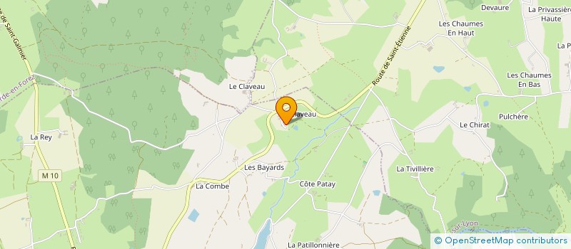 localisation de l'entreprise PRO SERVICES JEB  SAINT-GALMIER