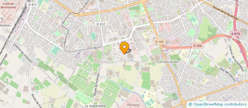 localisation de l'entreprise PRO'SETS à ANGERS