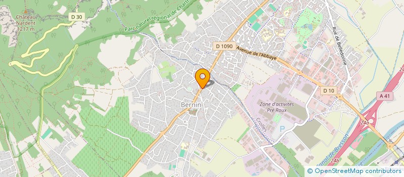 localisation de l'entreprise PRO SHOP  BERNIN