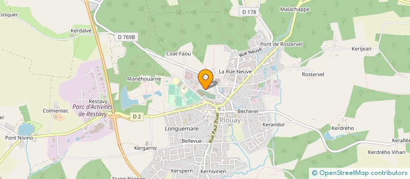 localisation de l'entreprise PRO-SHOP-BIKE à PLOUAY