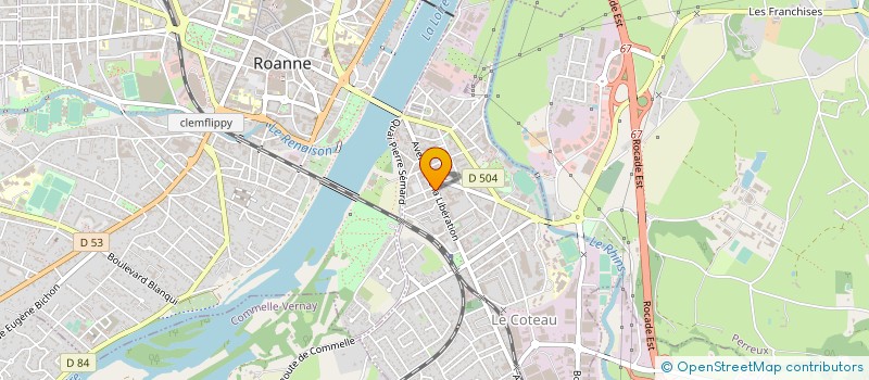 localisation de l'entreprise PRO SHOPP  CLUSES