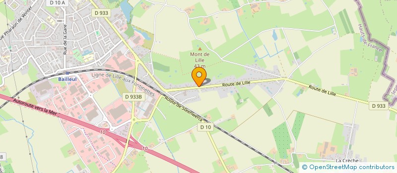 localisation de l'entreprise PRO SIGNS à BAILLEUL