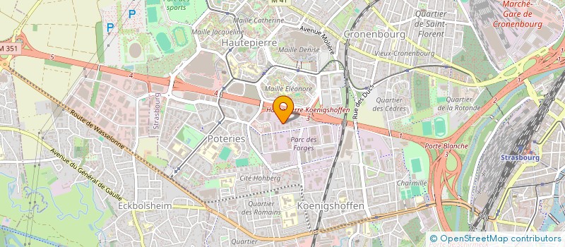 localisation de l'entreprise PRO SN CONCEPT à STRASBOURG