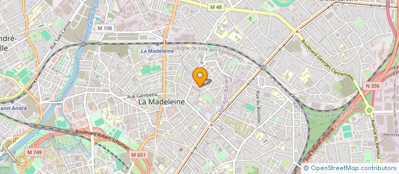 localisation de l'entreprise PRO SOFA à MARCQ-EN-BARŒUL
