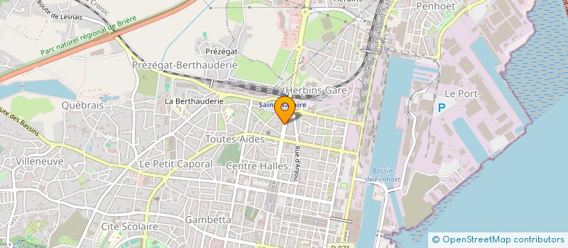 localisation de l'entreprise PRO-SOINS à SAINT-NAZAIRE