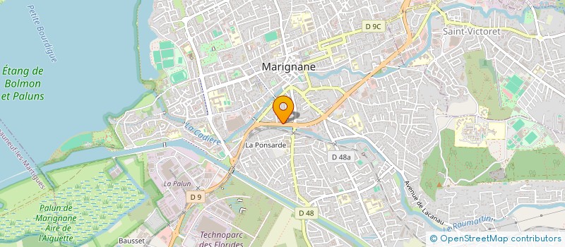 localisation de l'entreprise PRO SOLUTION à MARIGNANE