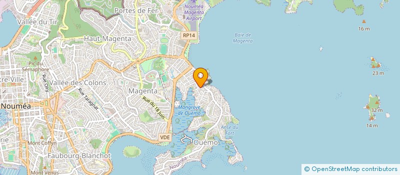 localisation de l'entreprise PRO SOURCING IMPORT (PSI)  NOUMEA