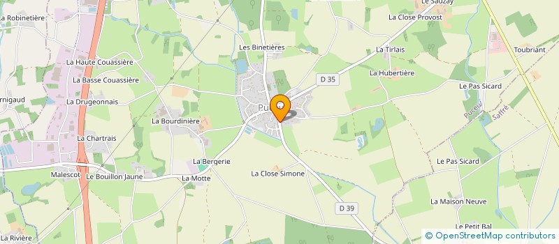localisation de l'entreprise PRO SPI à PUCEUL