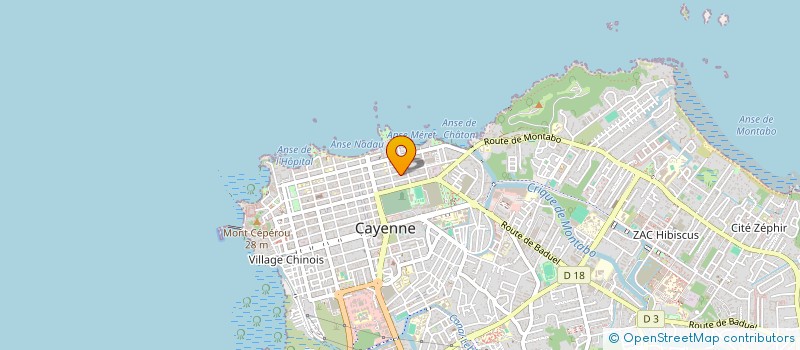 localisation de l'entreprise PRO SPORTS ET LOISIRS à CAYENNE