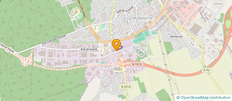 localisation de l'entreprise PRO STAR 27 à EVREUX