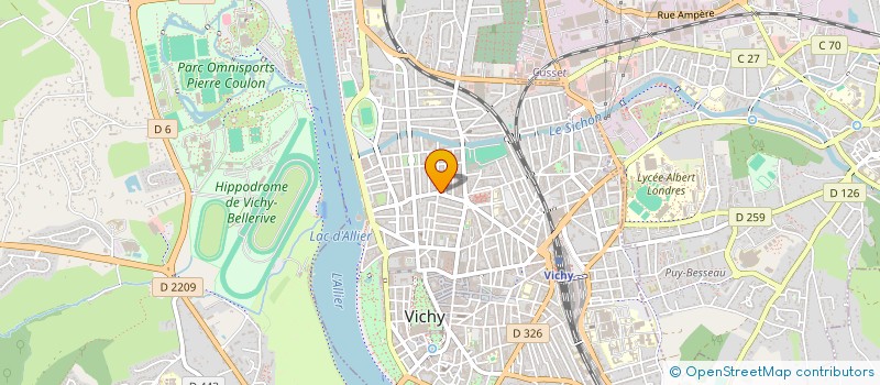 localisation de l'entreprise PRO STYLE à VICHY