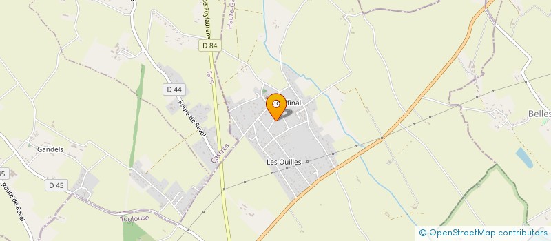 localisation de l'entreprise PRO SUN ENERGIE  REVEL