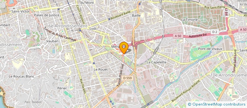 localisation de l'entreprise PRO SYSTEM à MARSEILLE 10EME