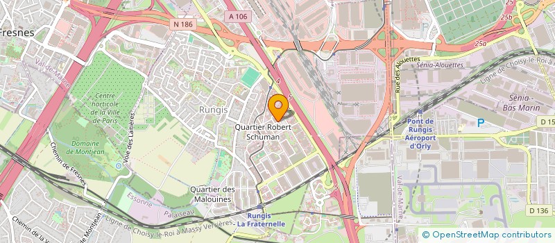 localisation de l'entreprise PRO TAXI FINANCE à RUNGIS