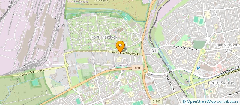 localisation de l'entreprise PRO TEAM à DUNKERQUE