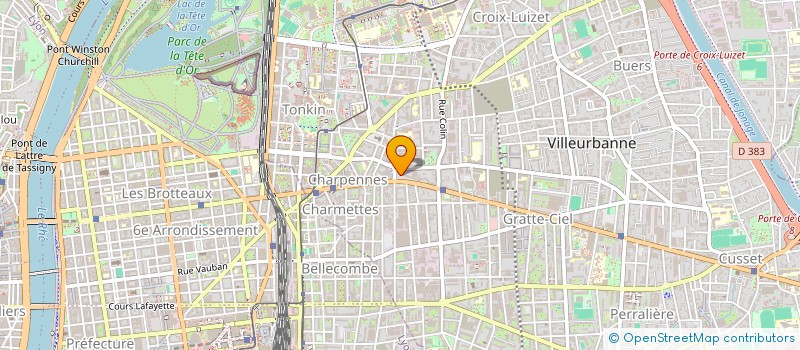 localisation de l'entreprise PRO TEC FRANCE  VILLEURBANNE