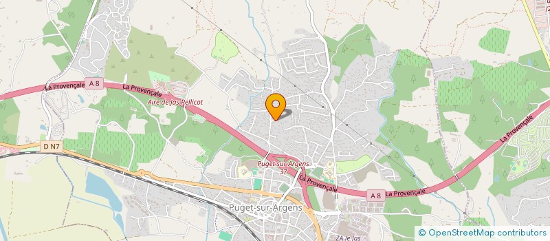 localisation de l'entreprise PRO'TECH  PUGET-SUR-ARGENS