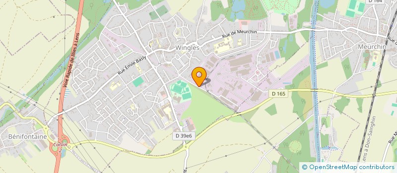 localisation de l'entreprise PRO TECH CARRELAGE  WINGLES