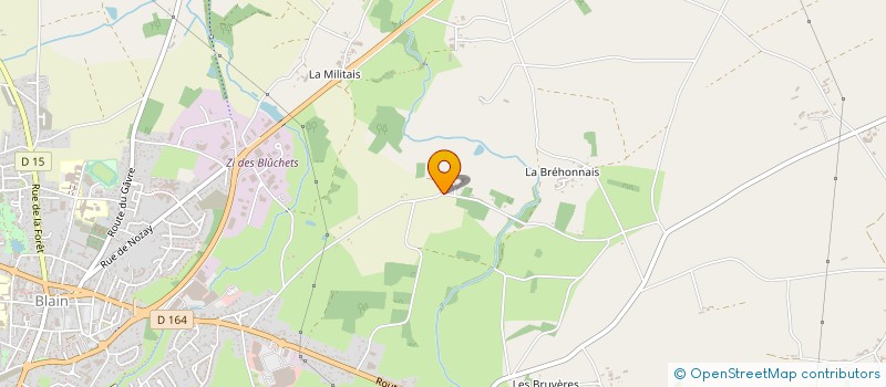 localisation de l'entreprise PRO-TECH ETANCHEITE à BLAIN