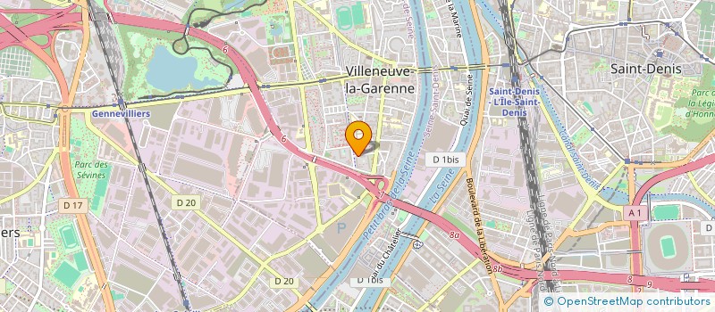 localisation de l'entreprise PRO-TECH EXPERTISE à VILLENEUVE-LA-GARENNE