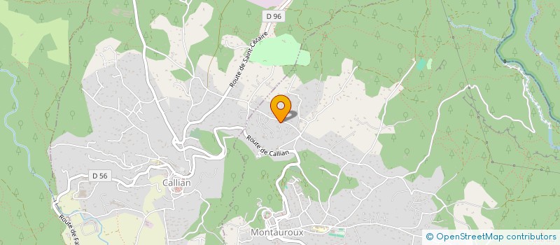 localisation de l'entreprise PRO TECH FERMETURES  CALLIAN