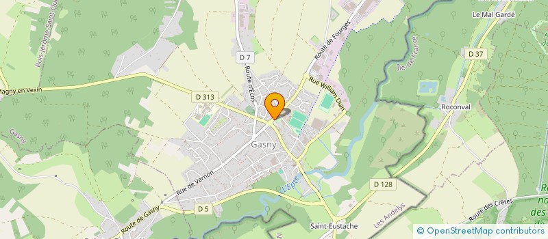 localisation de l'entreprise PRO-TECH-GOLF  GASNY