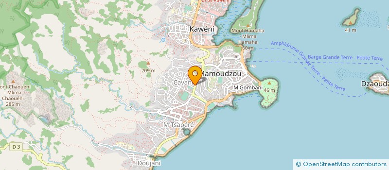 localisation de l'entreprise PRO-TECH INFORMATIQUE LOGICIEL ET MAINTENANCE à MAMOUDZOU