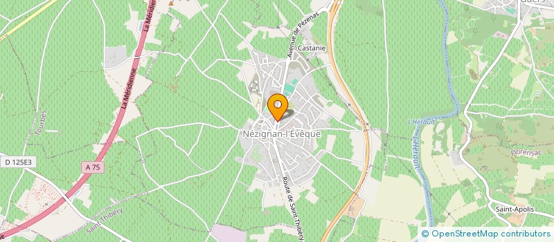 localisation de l'entreprise PRO TECH PISCINE à NEZIGNAN-L'EVEQUE