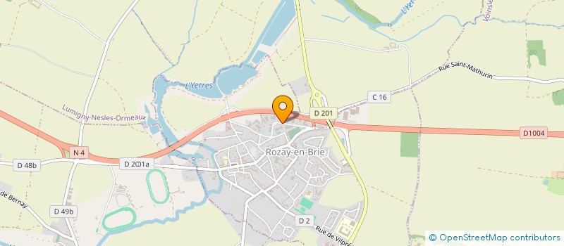 localisation de l'entreprise PRO TECH ROUTES à ROZAY-EN-BRIE