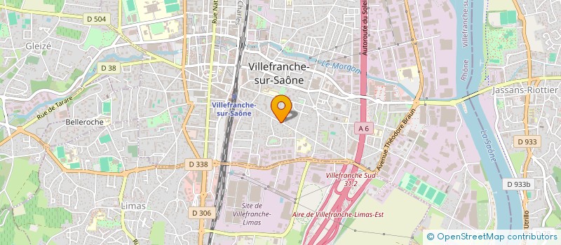 localisation de l'entreprise PRO TECH SERVICES  VILLEFRANCHE-SUR-SAONE