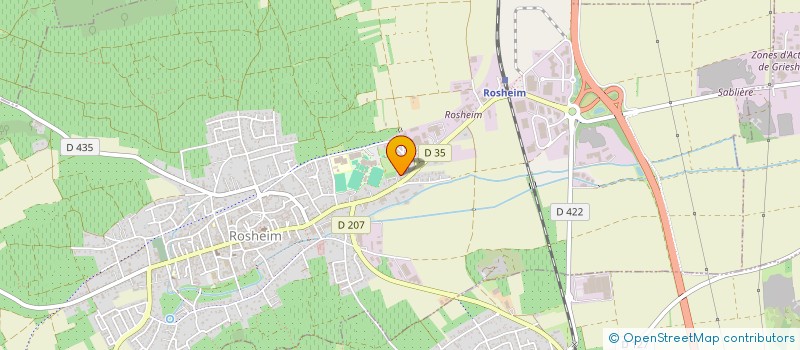 localisation de l'entreprise PRO TECH SPECIALISATION à ROSHEIM
