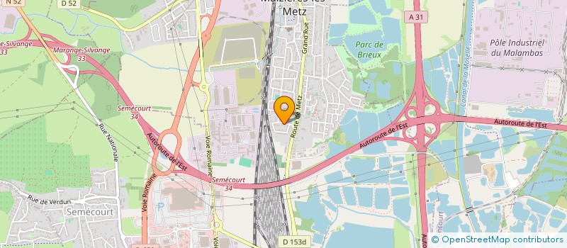 localisation de l'entreprise PRO TECHNIQUE à MAIZIERES-LES-METZ