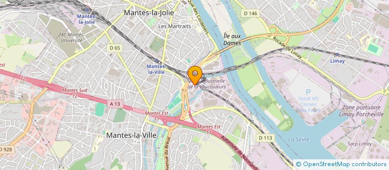localisation de l'entreprise PRO-TEK à MANTES-LA-VILLE