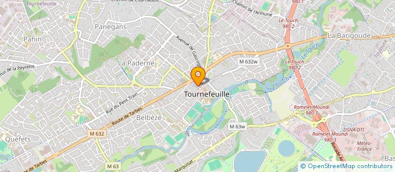 localisation de l'entreprise PRO TELECOM à TOURNEFEUILLE
