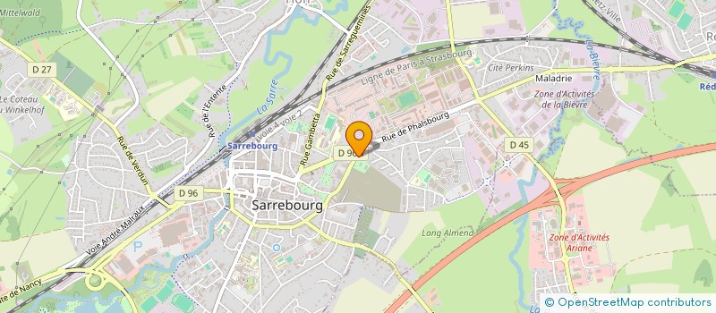 localisation de l'entreprise PRO TELECOM IDOUDI à SARREBOURG