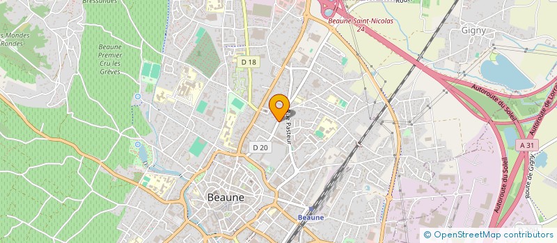 localisation de l'entreprise PRO TEMPORE à BEAUNE