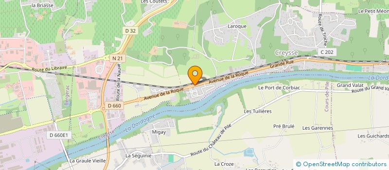 localisation de l'entreprise PRO TERRACO  MONSAC