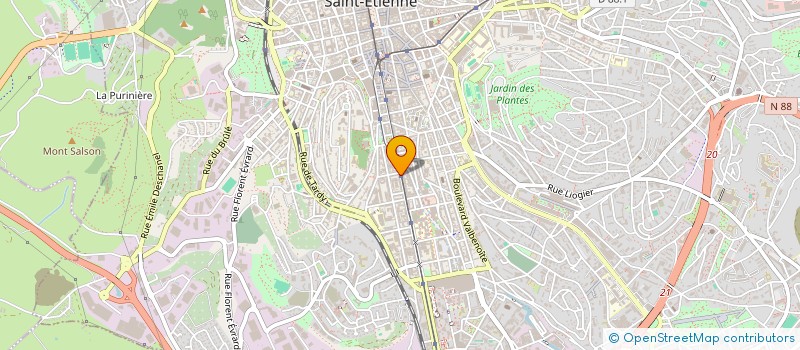 localisation de l'entreprise PRO TEXSTYL'  SAINT-ETIENNE