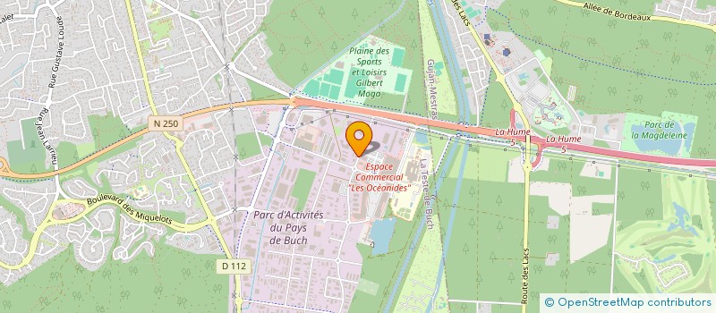 localisation de l'entreprise PRO THERM à LA TESTE-DE-BUCH