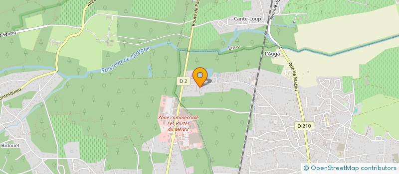 localisation de l'entreprise PRO THERM' ENERGIE  PAREMPUYRE