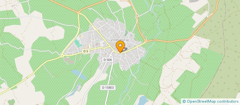 localisation de l'entreprise PRO-THERMIC à VILLEVEYRAC