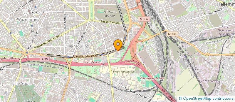 localisation de l'entreprise PRO - THERMIQUE à LILLE