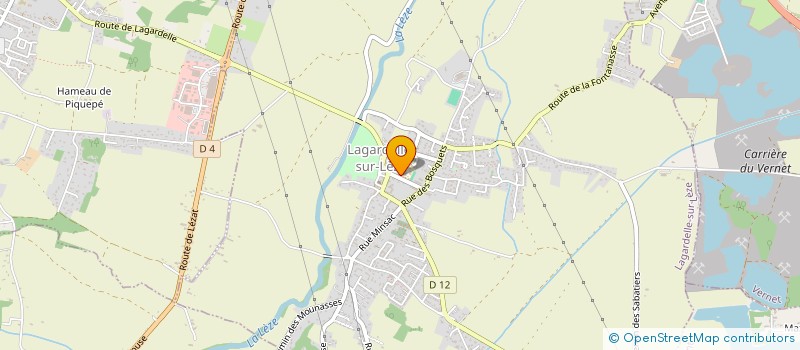 localisation de l'entreprise PRO-TOPO à LAGARDELLE SUR LEZE